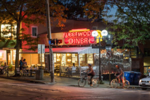 9/2015 Downtown Ann Arbor; Fleetwood Diner.