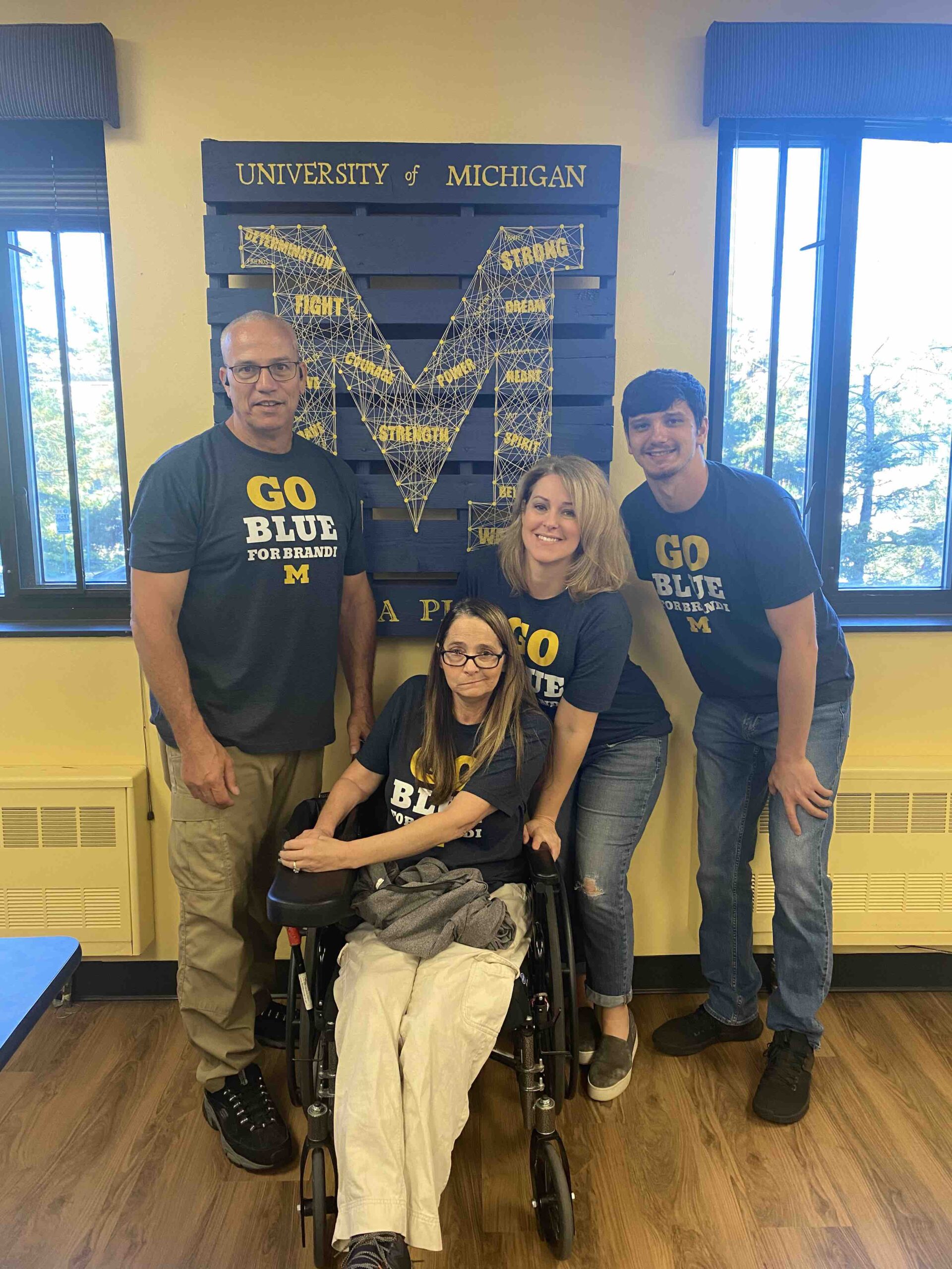 Going Blue for Brandi | Brandi’s Story | Mary A. Rackham Institute (MARI)