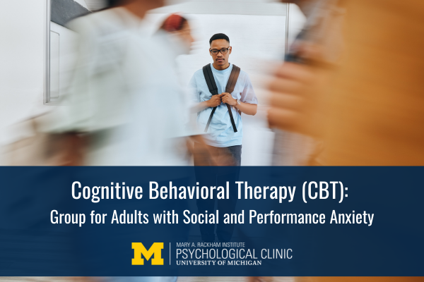 Featured image for “CBT Group for Adults with Social or Performance Anxiety – Fall 2024”