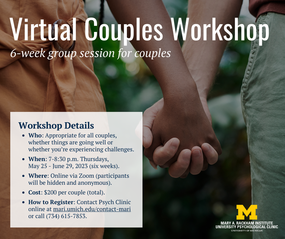 Couples Therapy Workshop 2023 Social Graphics May 2023 