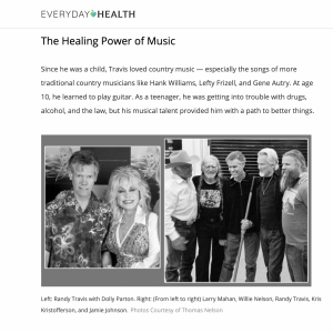 Randy Travis Article Image - Source: Everyday Health