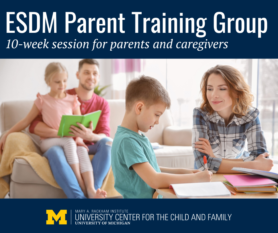Featured image for “ESDM Parent Training Group – Spring 2024”